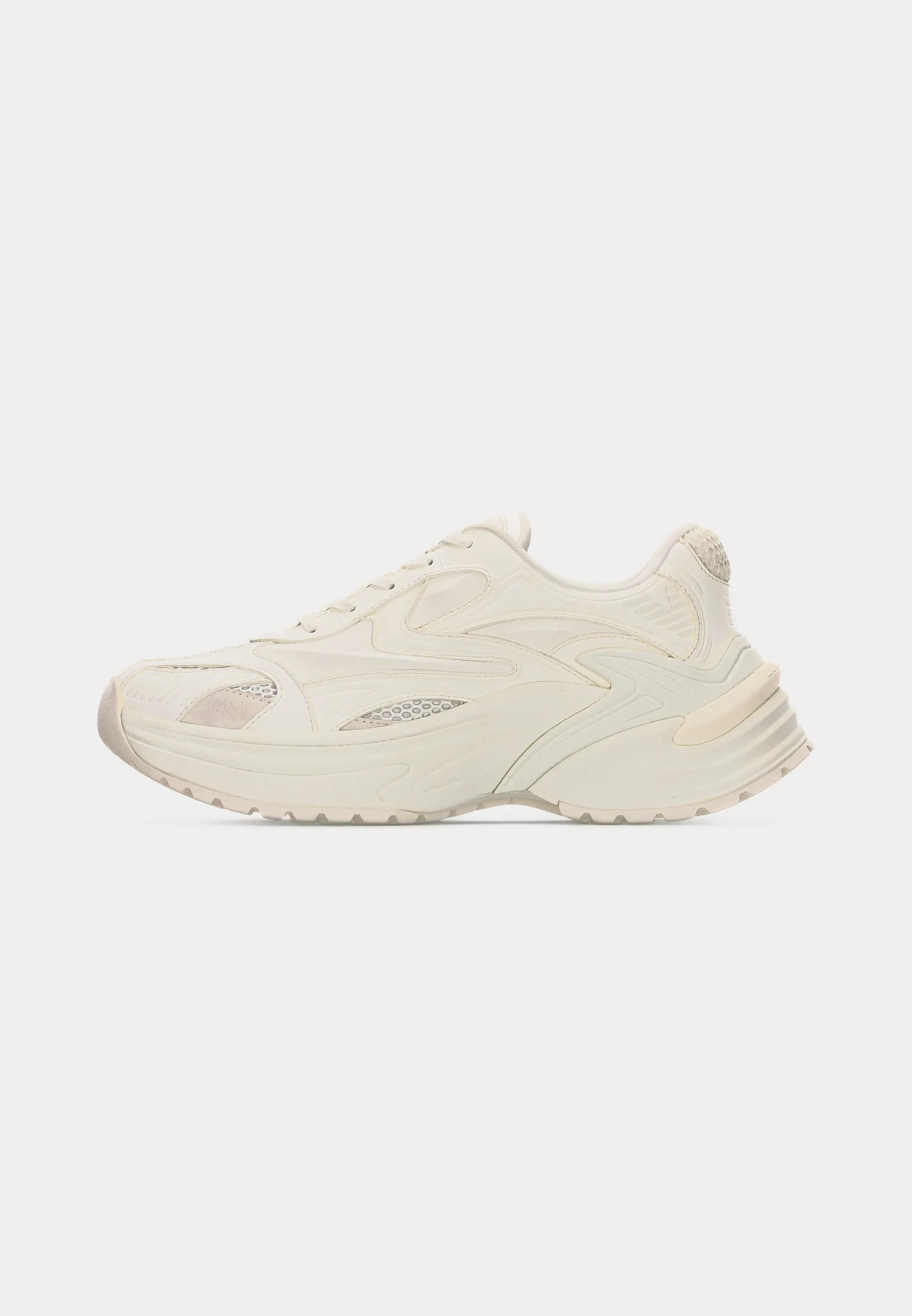 SNEAKER - SNEAKER SENIOR TUMBLED PU WITH HF + COW SUEDE + AIR MESH + SILICON PATCH
