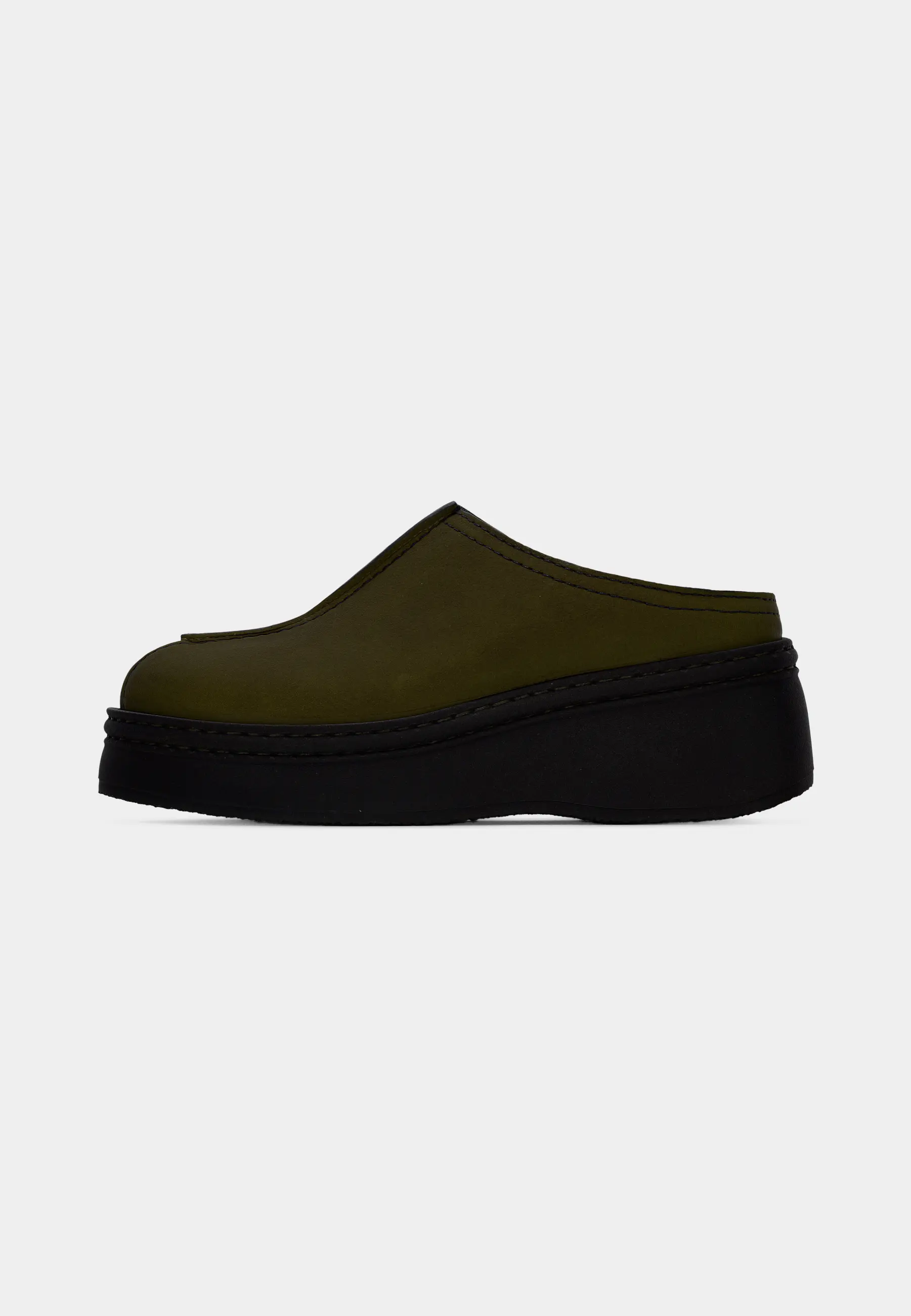 MEGO KHAKI MULES