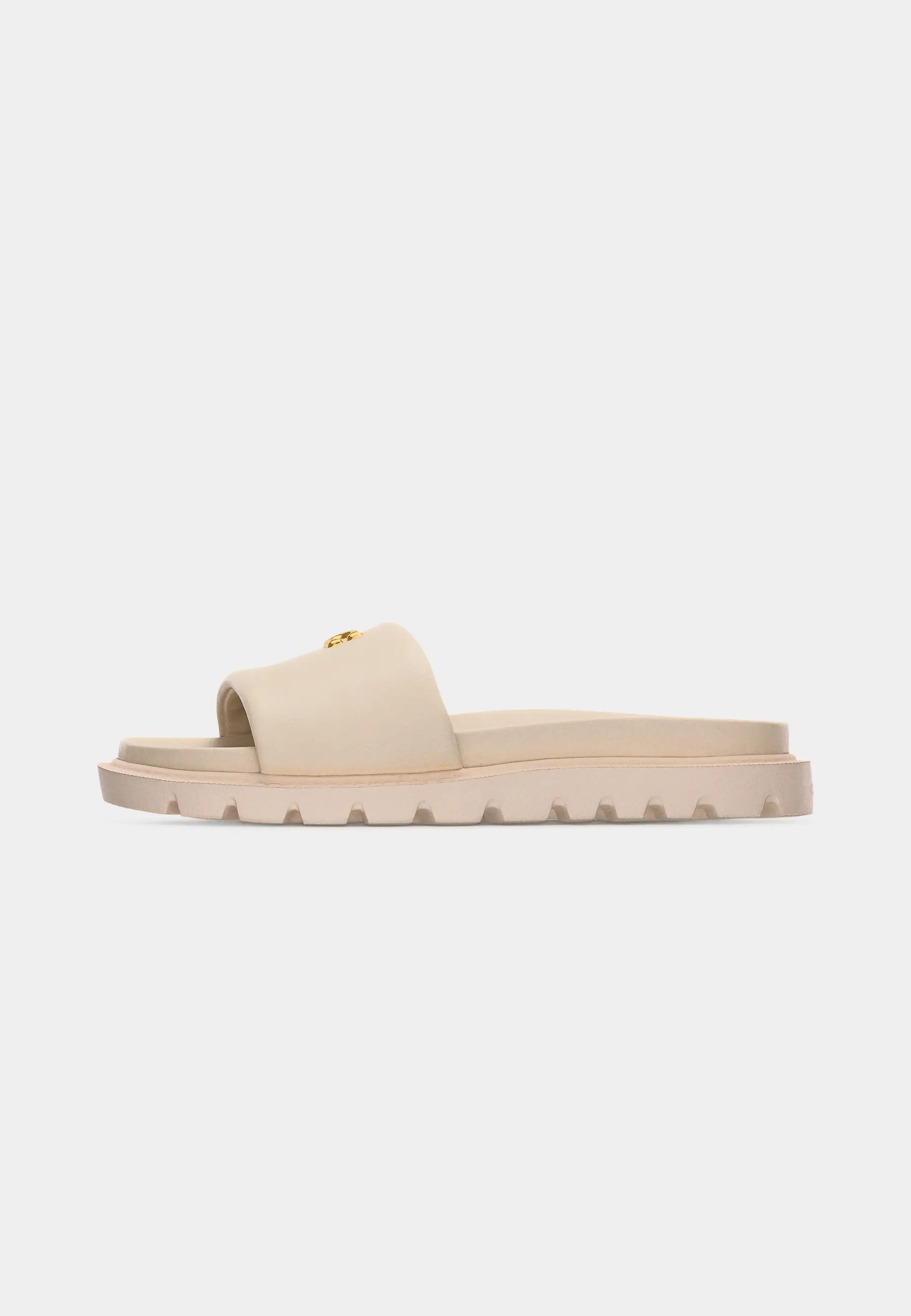 brynn leather slide sandal