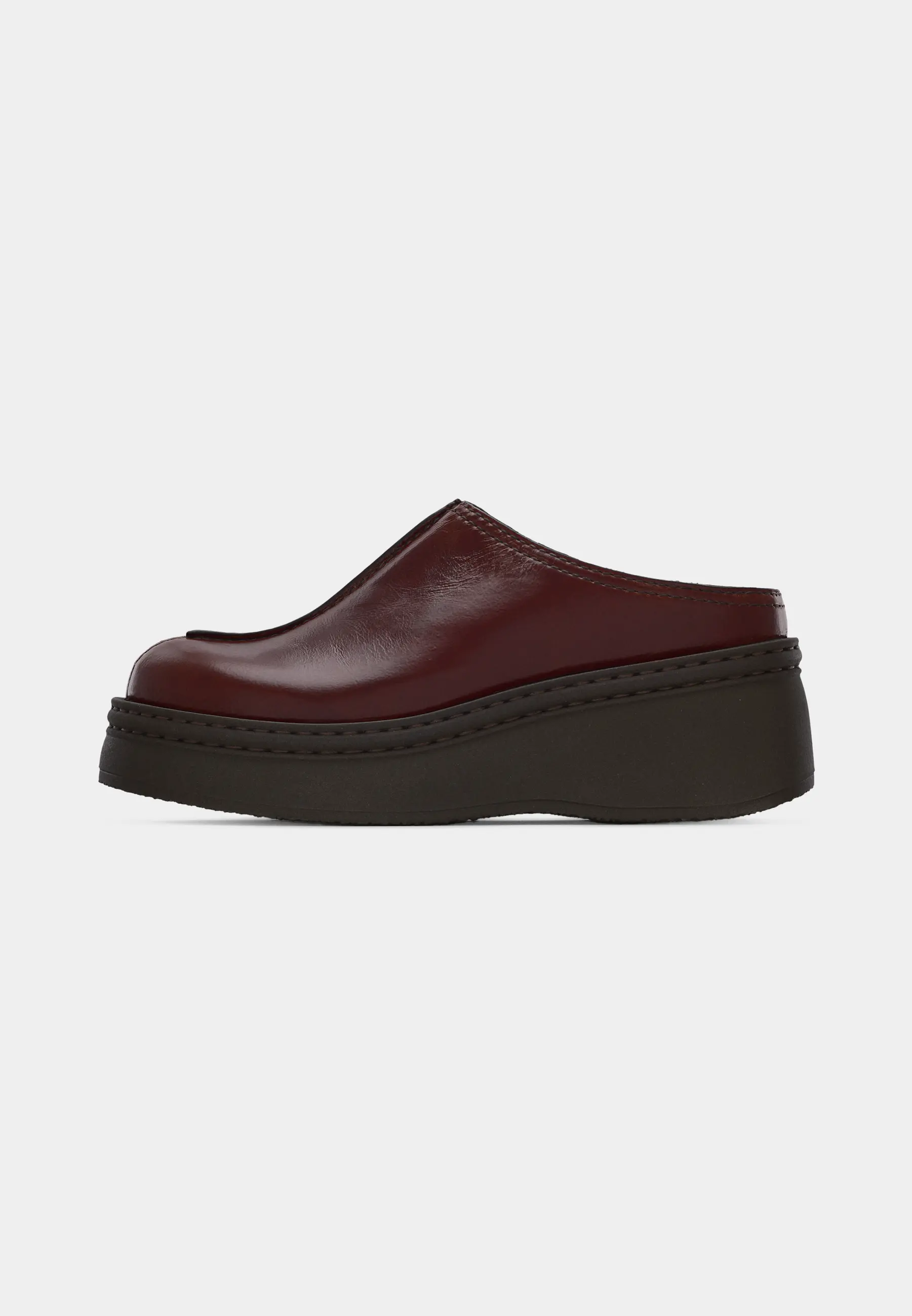 MEGO DARK BROWN MULES