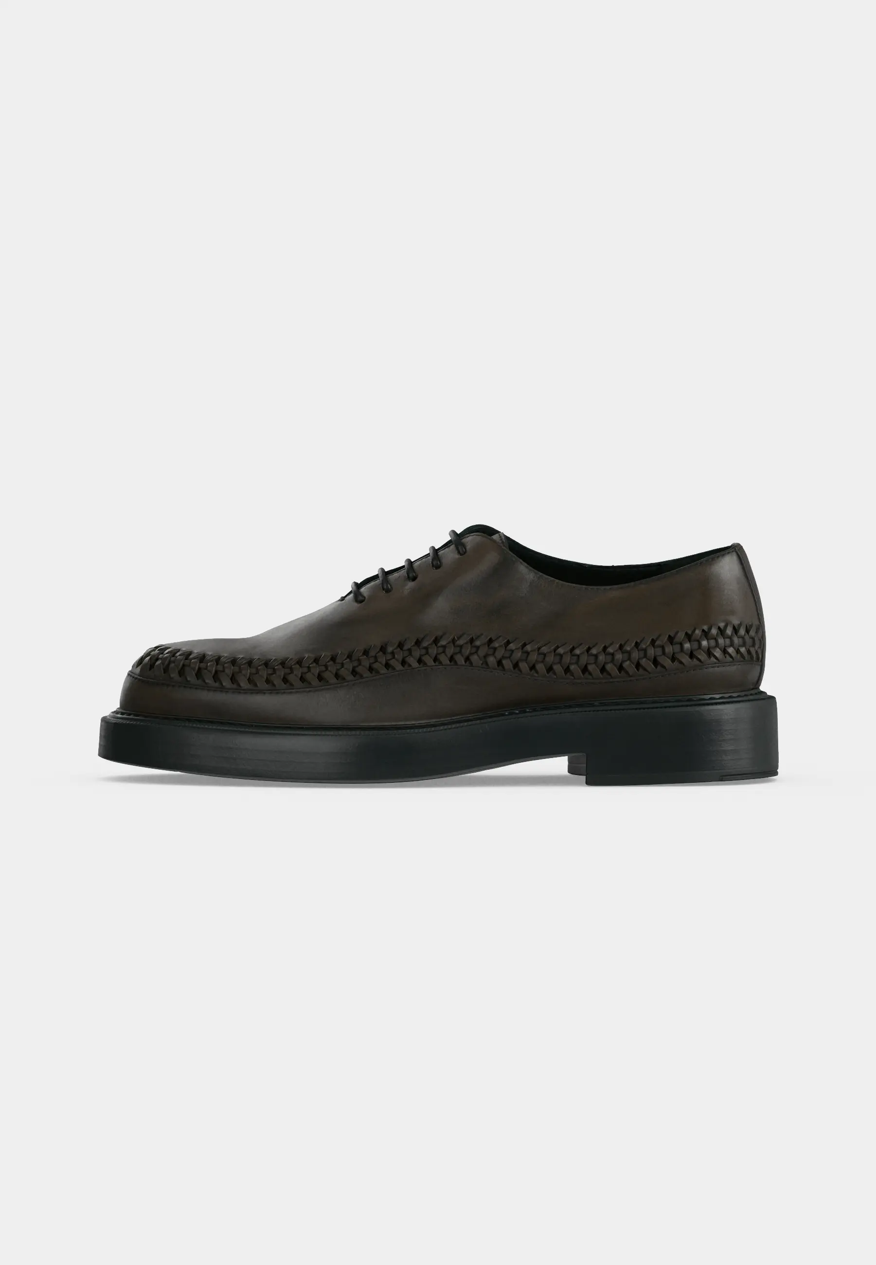 LACED SHOE MEZZO VITELLO TAMPONATO
