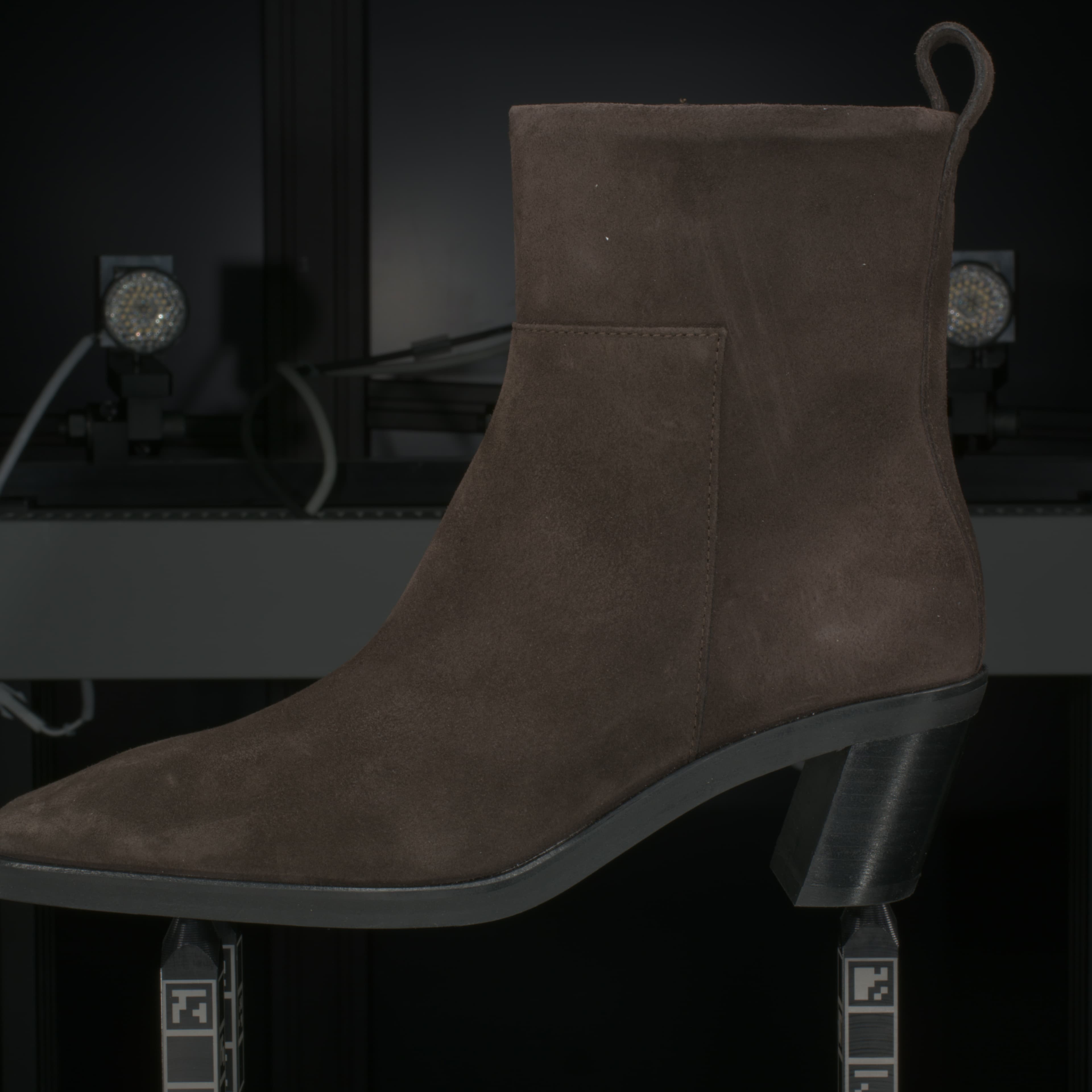 COWBOY BOOT ZIP SUEDE