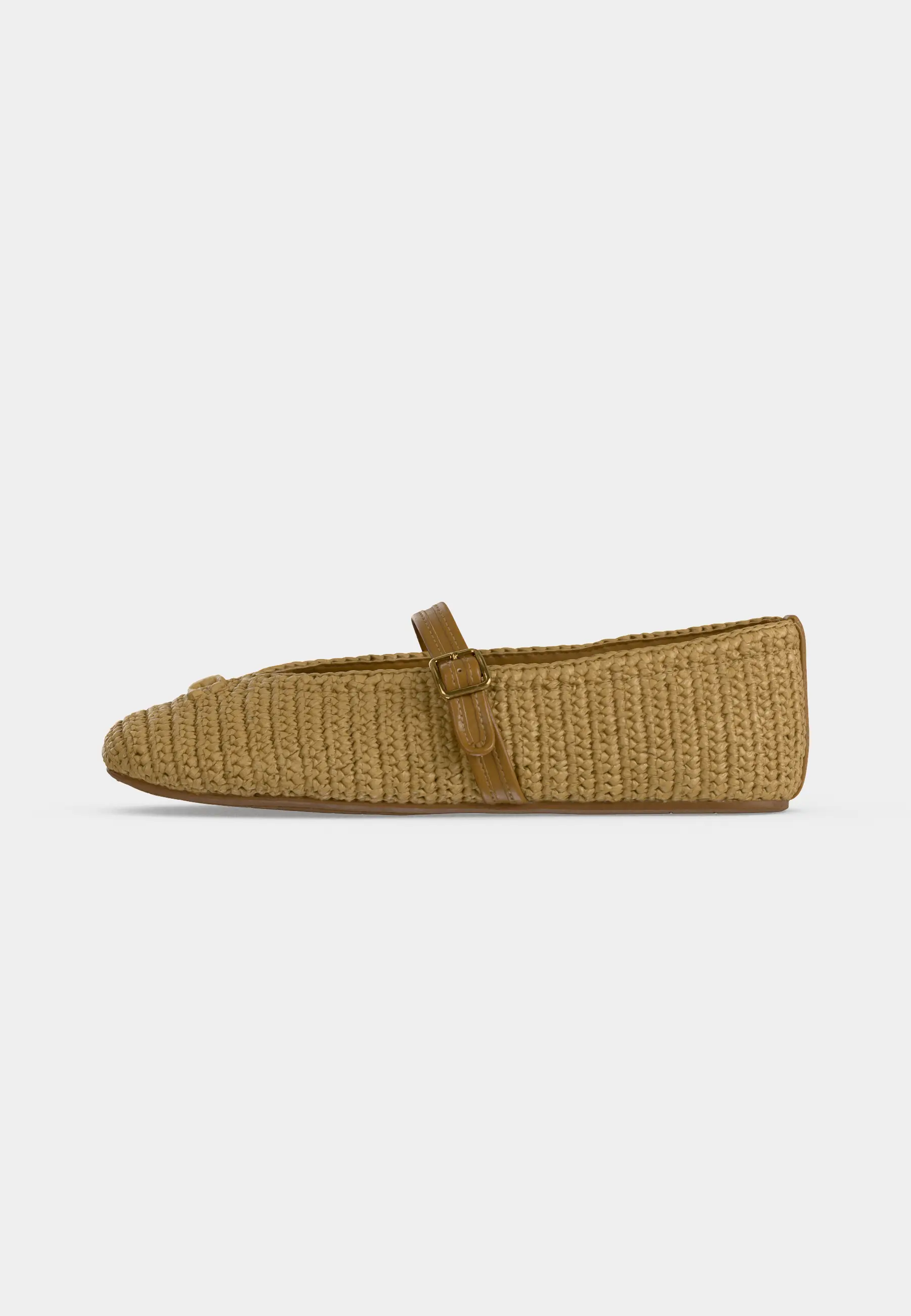 sculpted c raffia soft mary jane